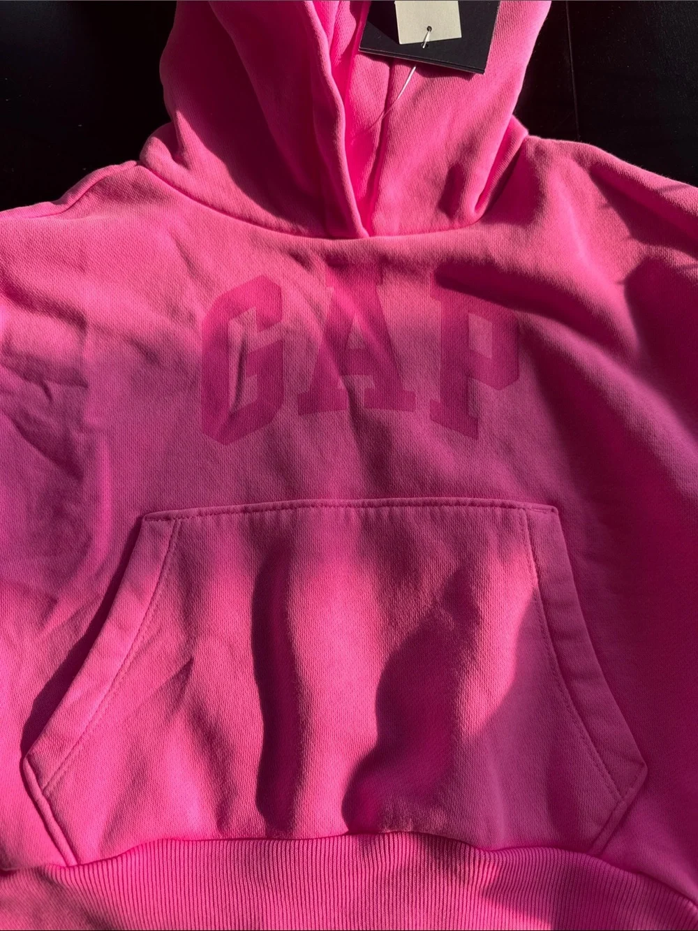 GAP Neon Pink Hoodie with Kangaroo Pocket